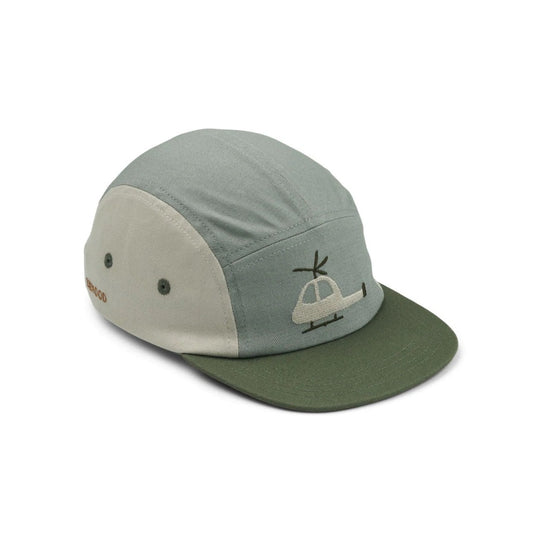 Liewood Rory Cap - Helicopter/Dove Blue Multi Mix