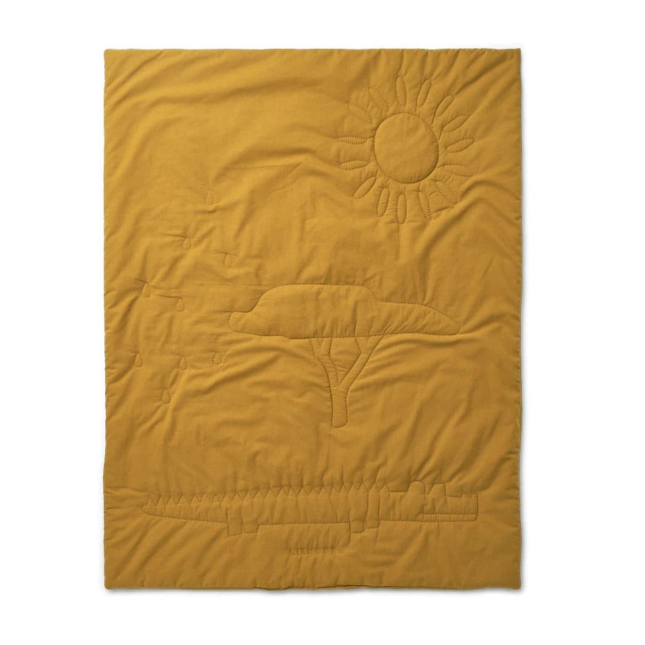 Liewood Quilted Lyla Blanket - Safari/Golden Caramel