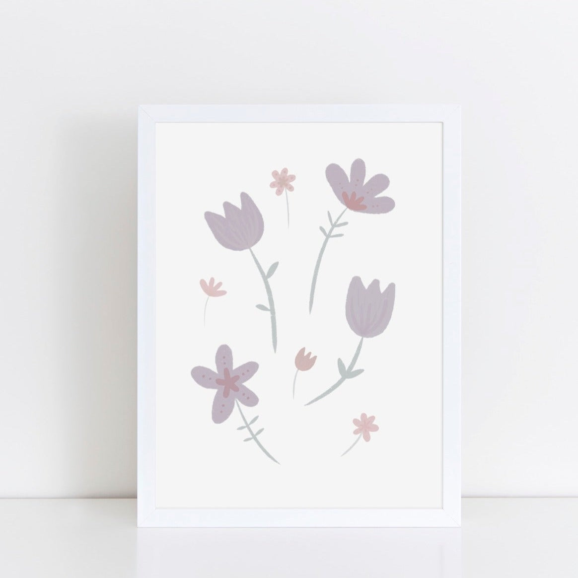 Lilac Flowers Art Print By The Little Jones