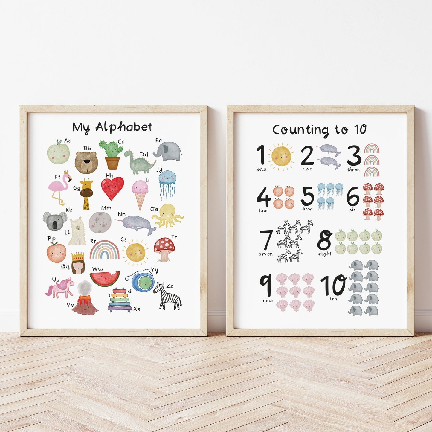 Counting to 10 Art Print by The Little Jones (15 Sizes Available)