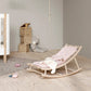 Oliver Furniture Wood Baby & Toddler Rocker - Oak/Rose
