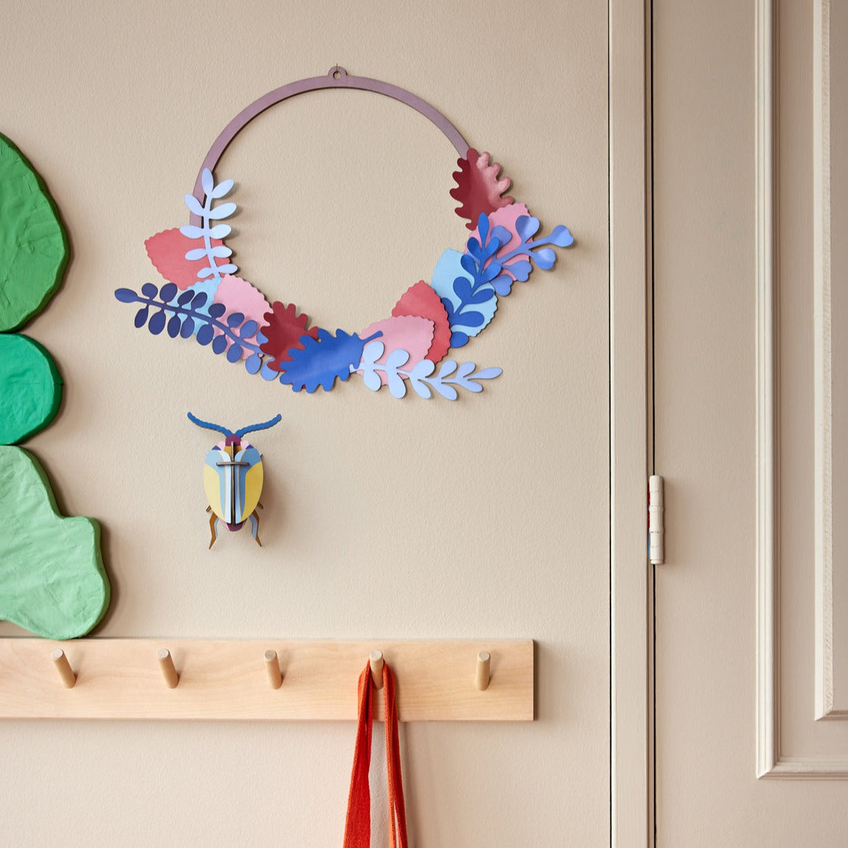 3D Model Wall Decor Botanical Wreath