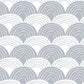 Swedish Linens Fitted Sheets - Rainbows Tranquil Grey (4 Sizes)