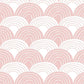 Swedish Linens Fitted Sheets - Rainbows Nudy Pink (4 Sizes)