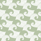 Swedish Linens Fitted Sheets - Waves Sage (4 Sizes)