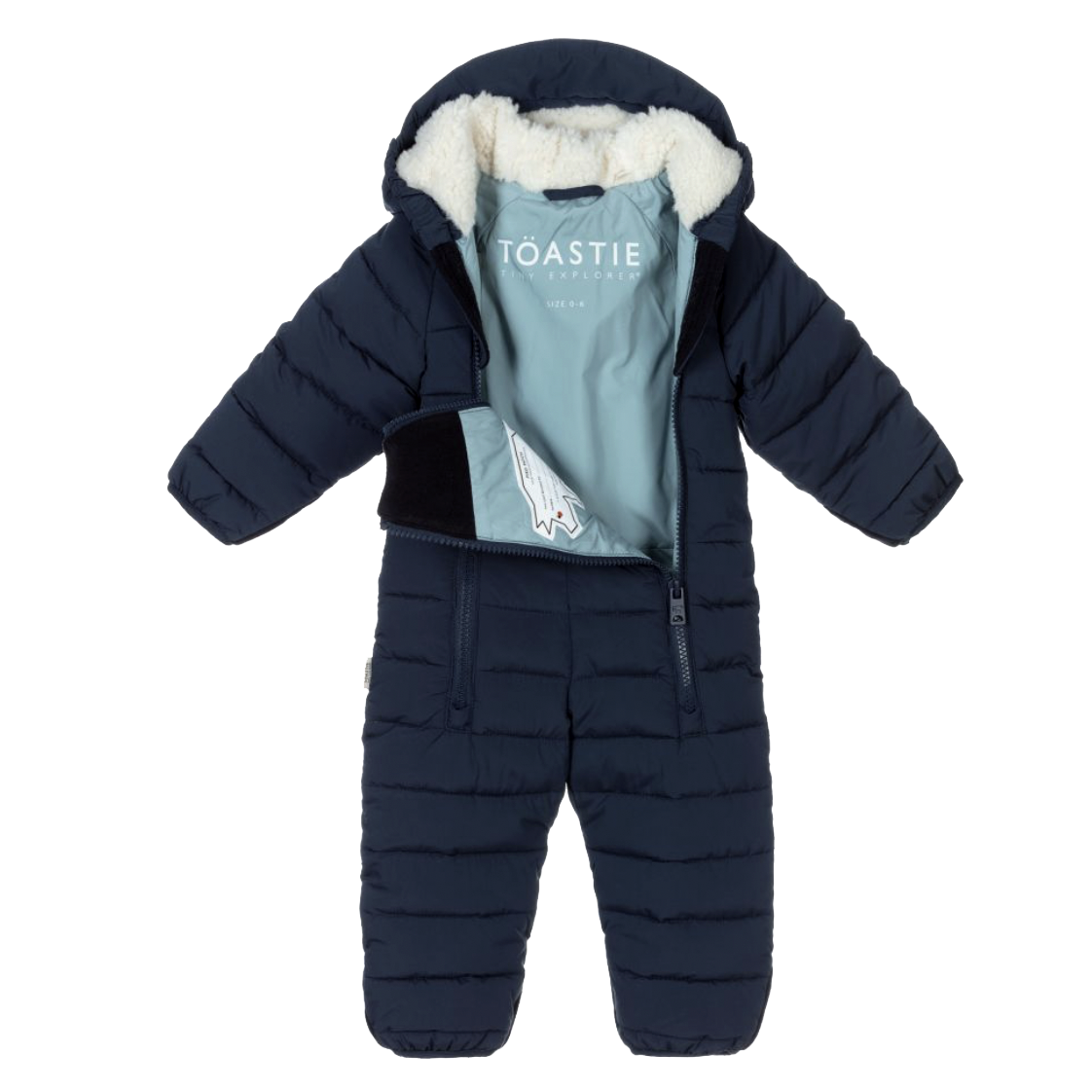 Toastie Kids Quilted Onesie - Ink Navy