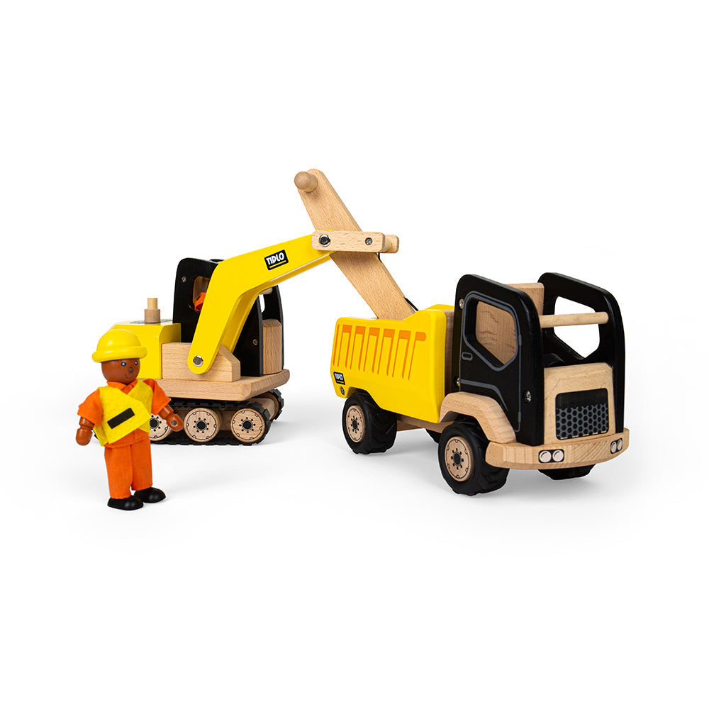 Tidlo Wooden Construction Toy Bundle