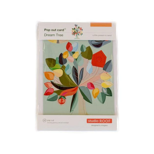 Studio Roof 3D Model Greeting Card - Dream Tree