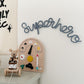 heykiddostudio 'Superhero' Word Wall Sign