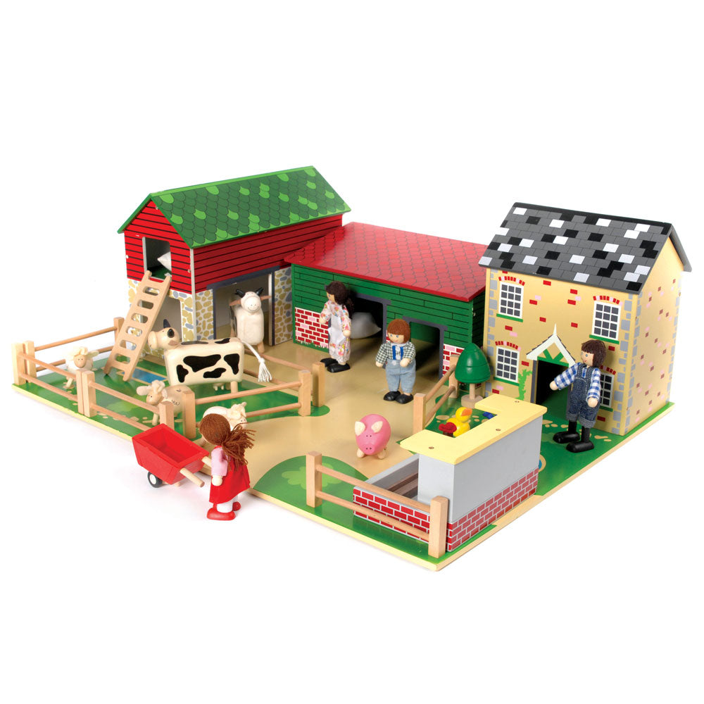 Tidlo The Oldfield Farm Wooden Playset