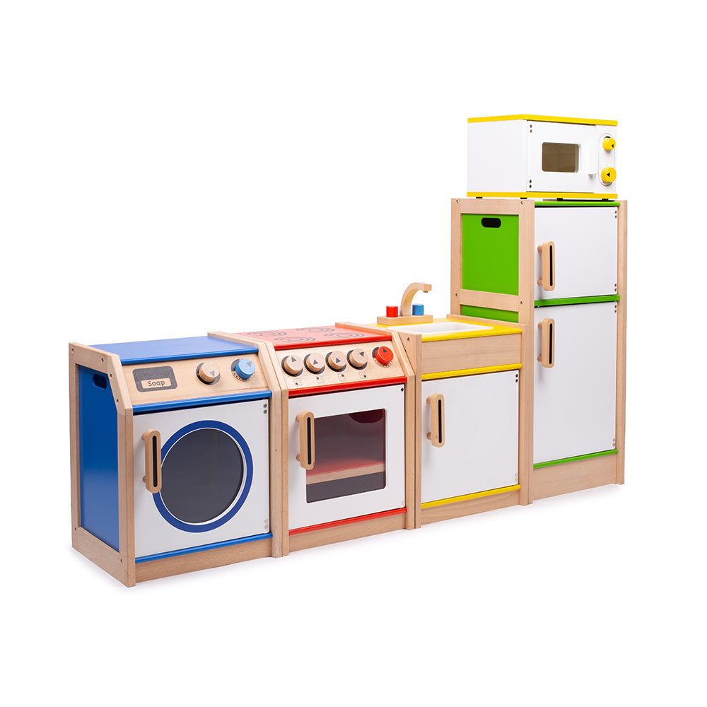 Tidlo Wooden Toy Cooker - Red