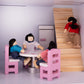 Tidlo Wooden Dolls House Kitchen Furniture Set