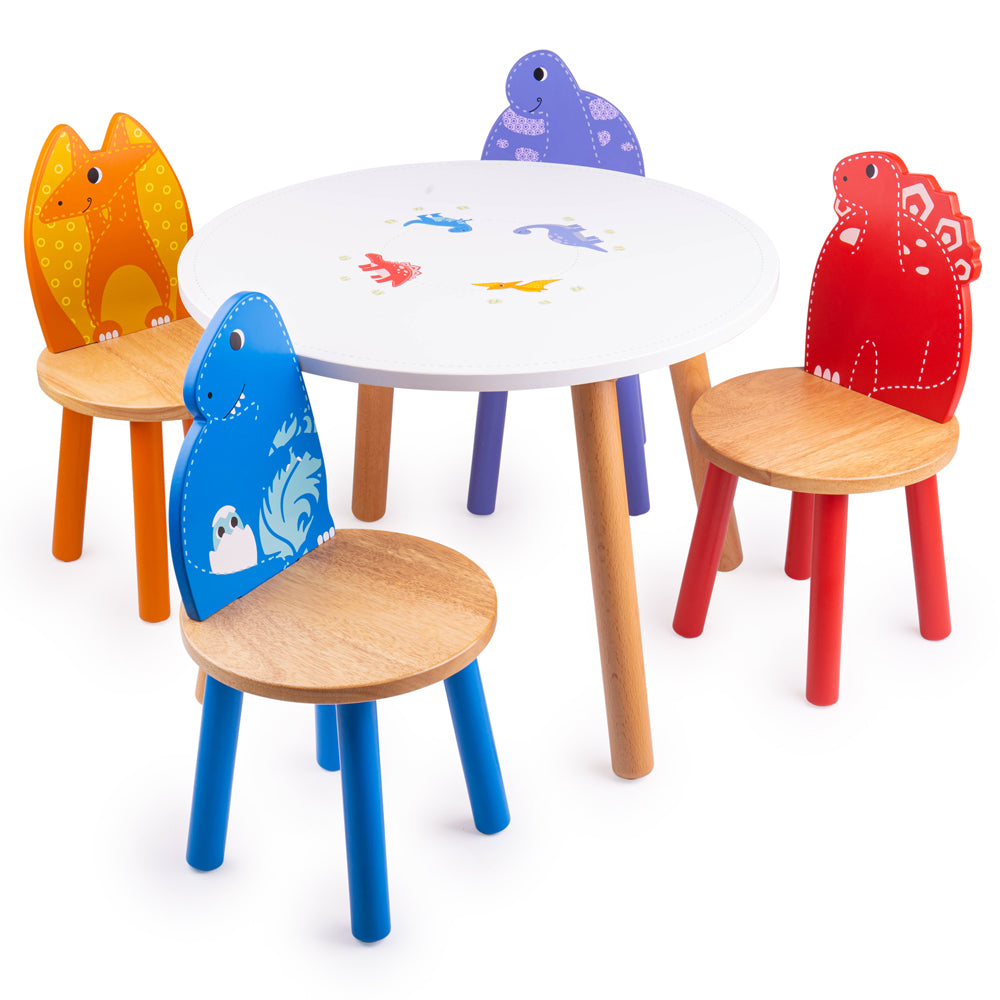 Tidlo Wooden Dinosaur Table