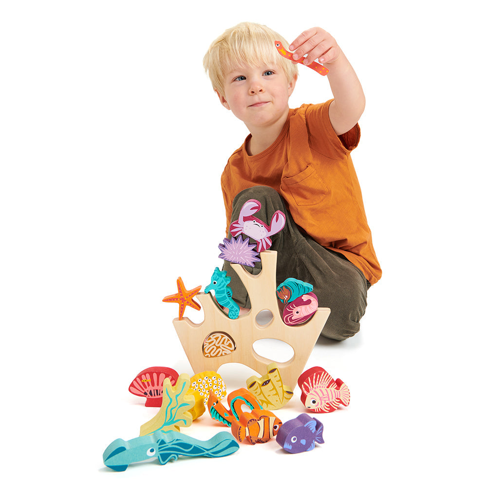 Tender Leaf Toys Stacking Coral Reef