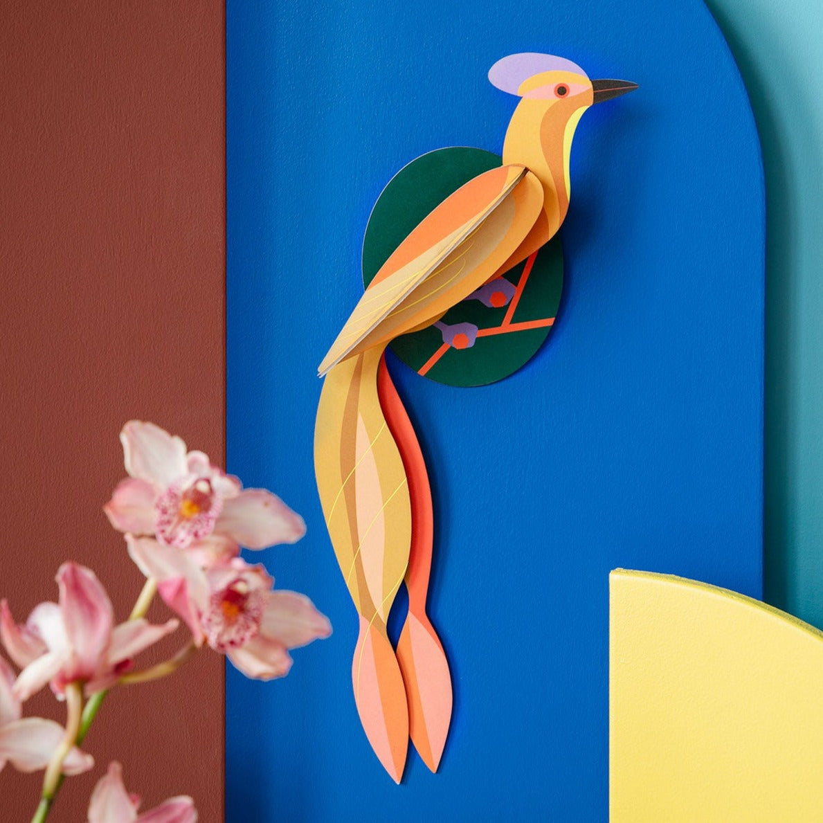 Studio Roof 3D Model Wall Decor - Paradise Bird - Olango