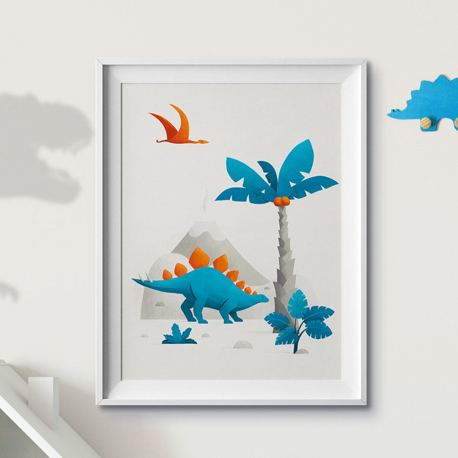 Tigercub Prints Scandi Dinosaur Nursery Print – Soren's House