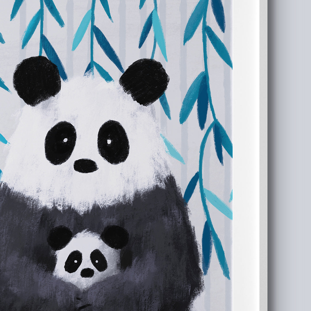 Tigercub Prints Jungle Panda Nursery Print