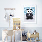 Tigercub Prints Jungle Panda Nursery Print