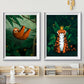 Tigercub Prints Jungle Animals Nursery Prints Set of 2