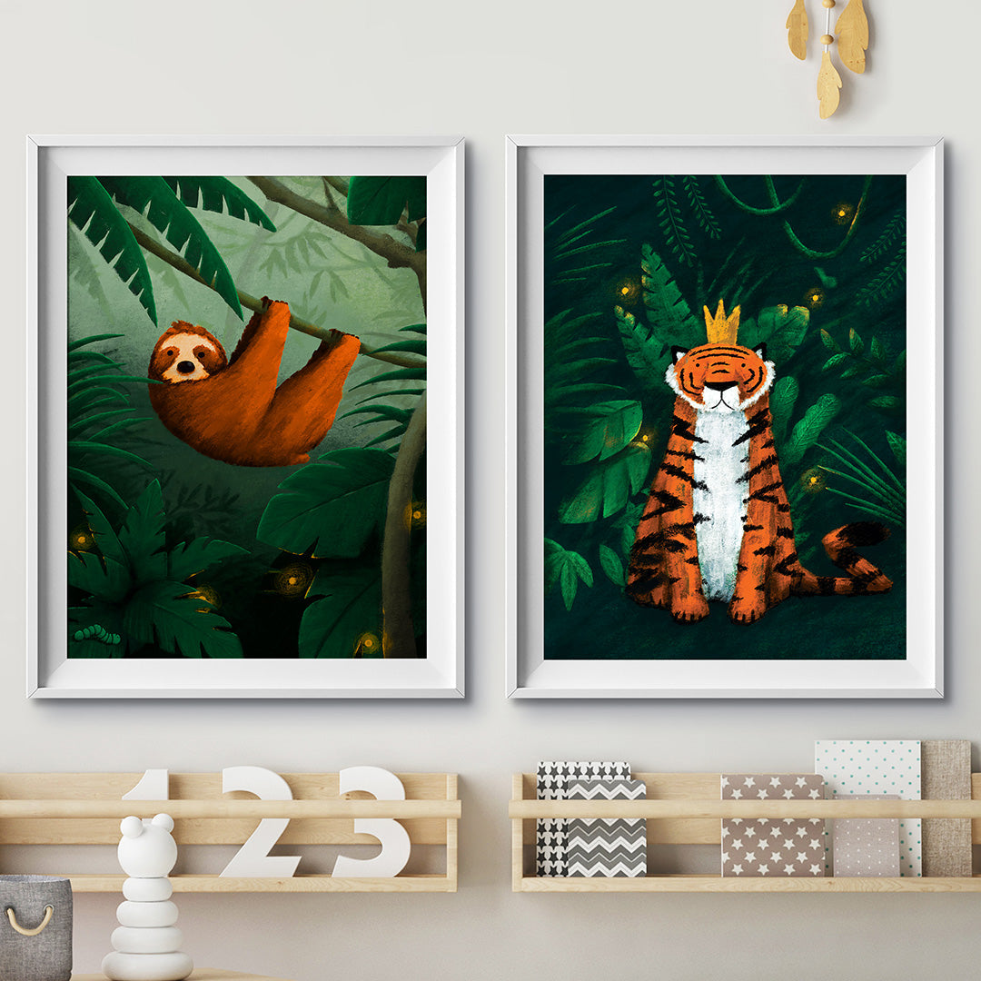 Tigercub Prints Jungle Animals Nursery Prints Set of 2