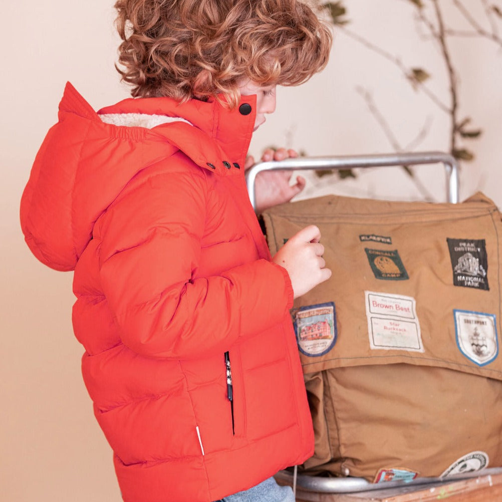 Toastie Kids Wild Lunar Puffer Jacket - Expedition Red