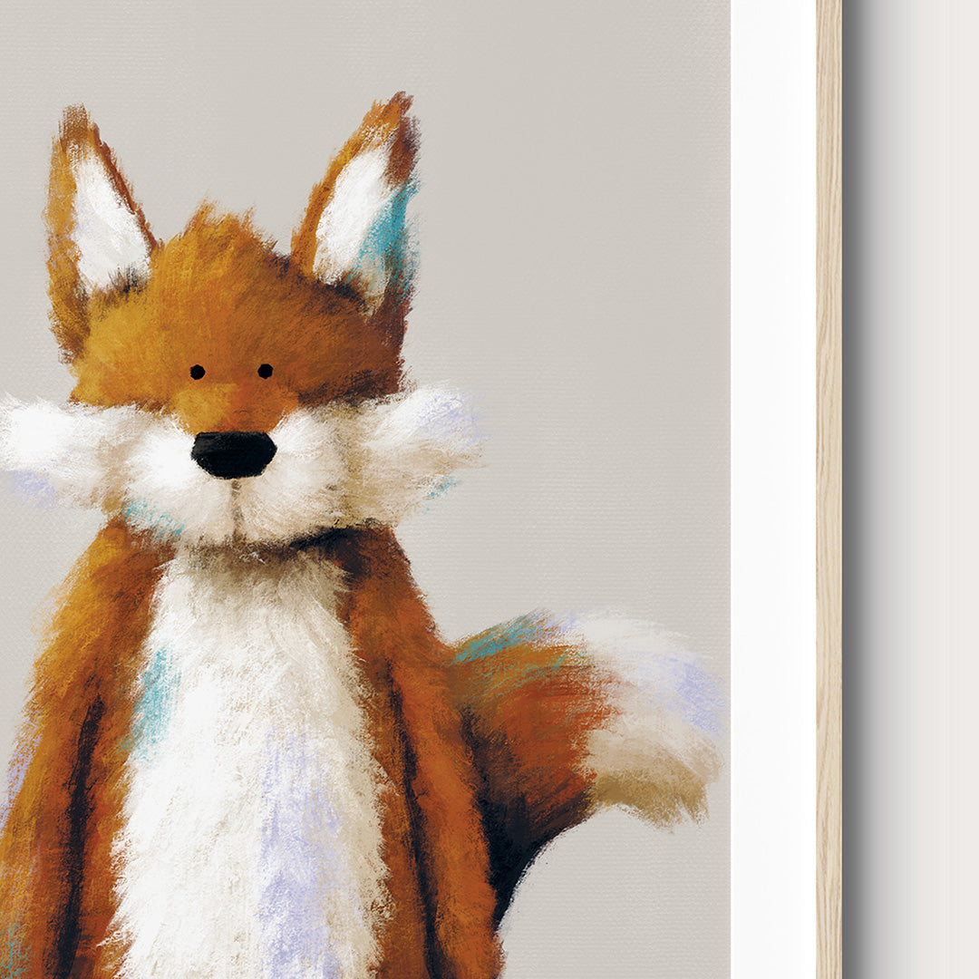 Tigercub Prints Woodland Fox Nursery Print (3 Sizes Available)