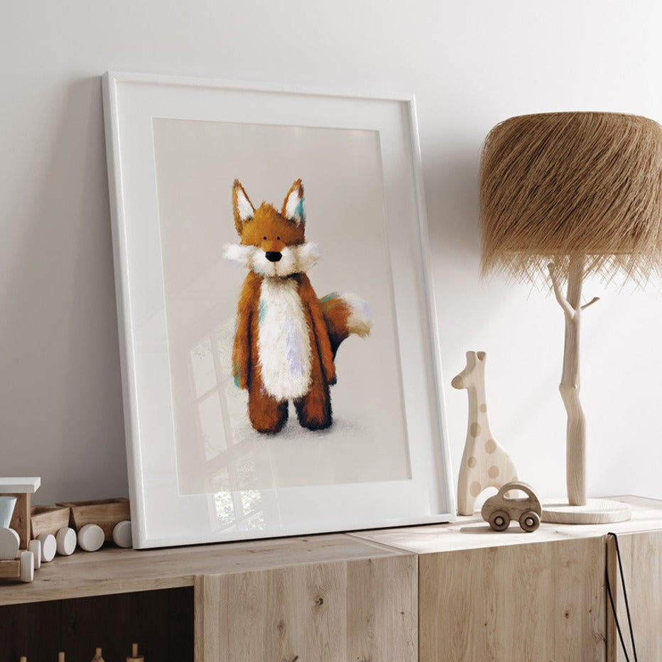 Tigercub Prints Woodland Fox Nursery Print – Soren's House