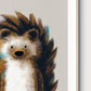 Tigercub Prints Woodland Hedgehog Nursery Print (3 Sizes Available)