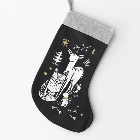 Wee Gallery Christmas Stocking - Deer & Friends