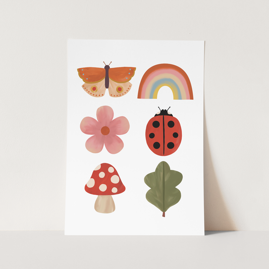 Woodland Wonders Art Print by Kid of the Village (6 Sizes Available)