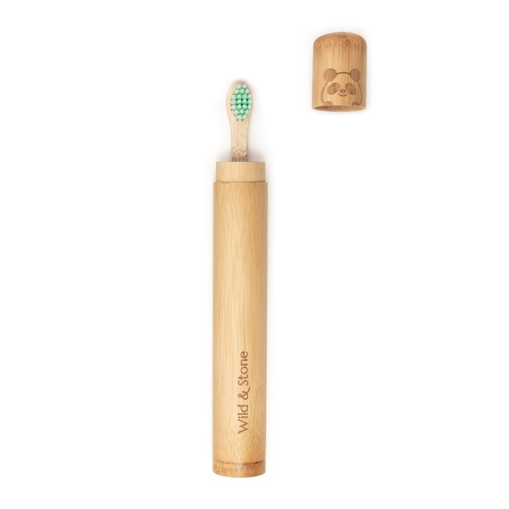 & Bamboo Toothbrush Travel Case