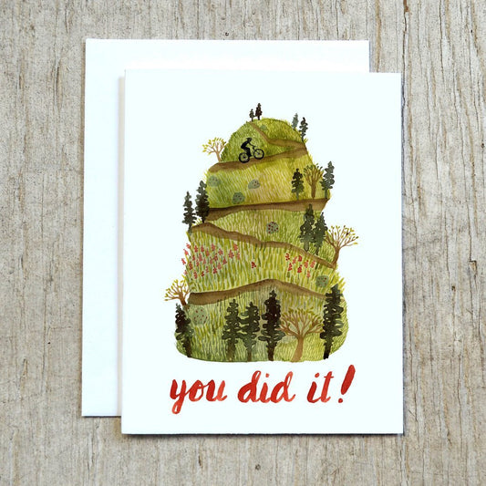 You did it card by Little Truths Studio