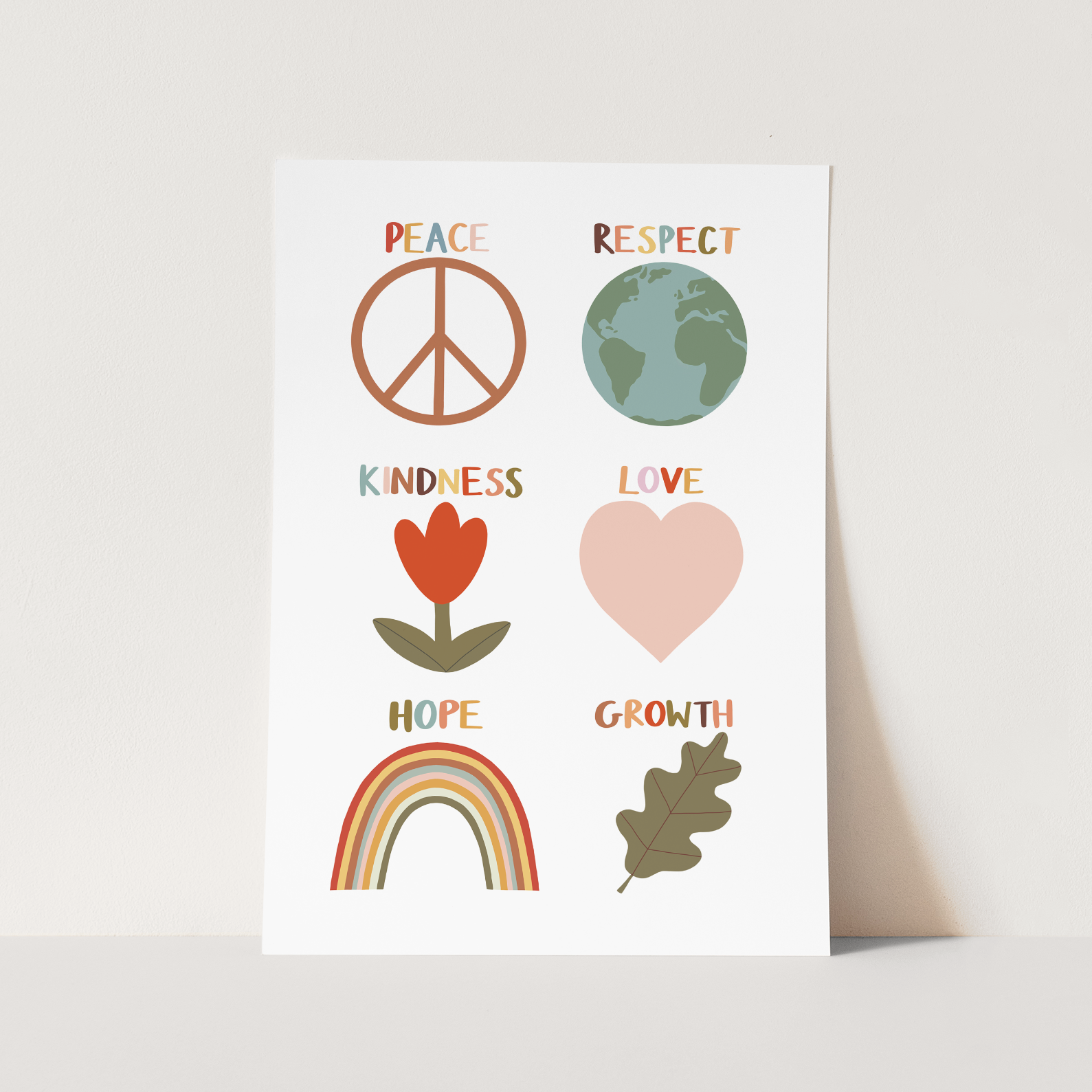 Positive Symbols Art Print by Kid of the Village (6 Sizes Available)