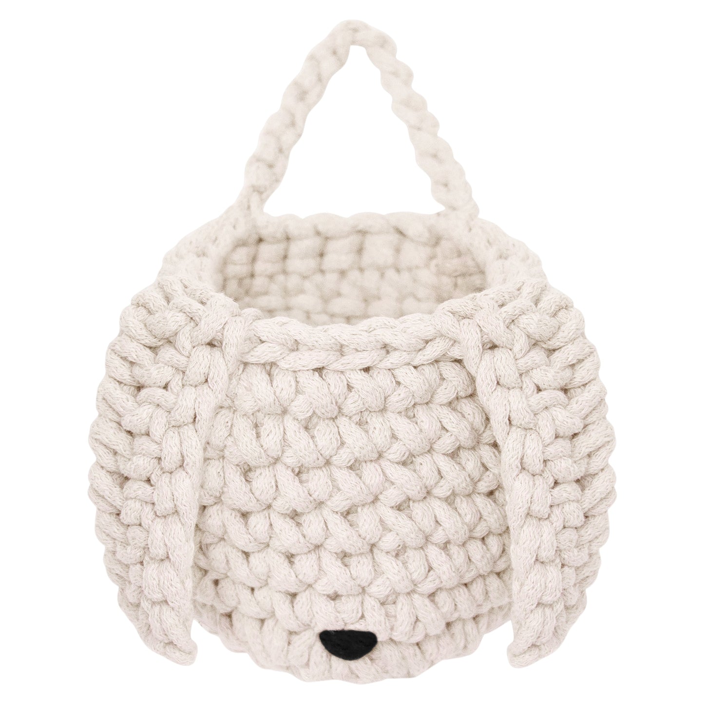 Zuri House Crochet Bunny Basket - Ivory – Soren's House
