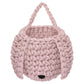 Zuri House Crochet Bunny Basket - Powder Pink