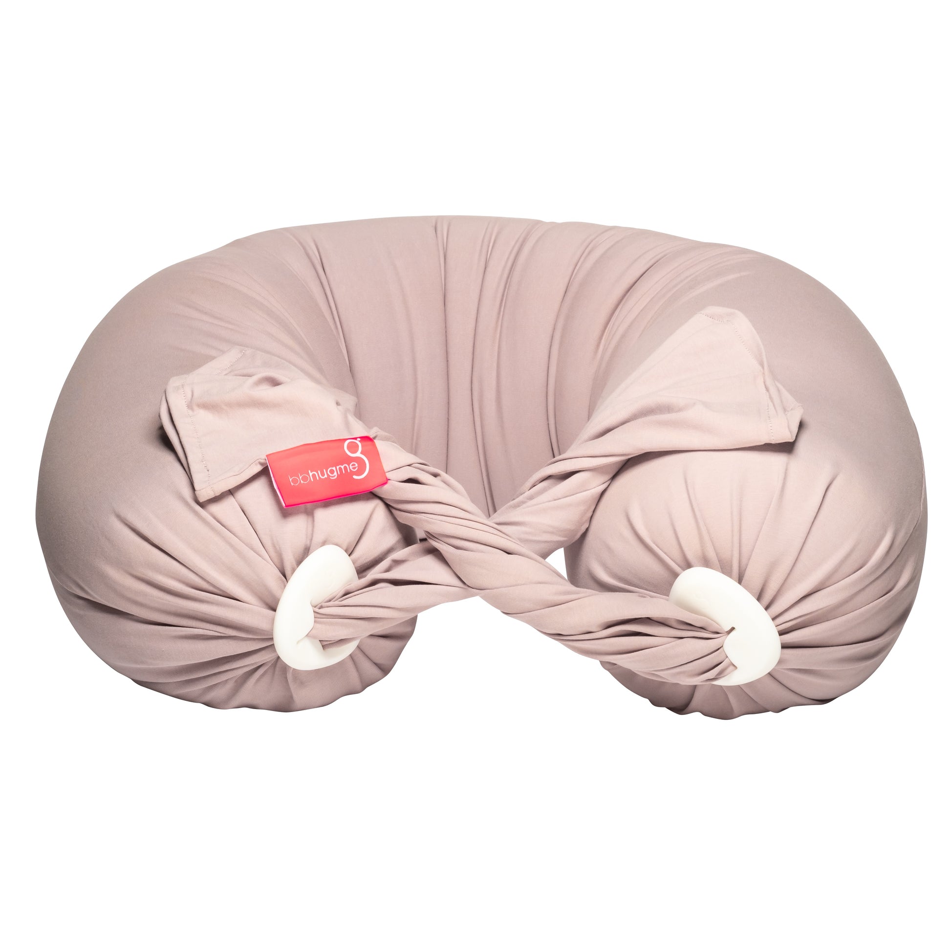 bbhugme Pregnancy Pillow - Dusty Pink/Vanilla