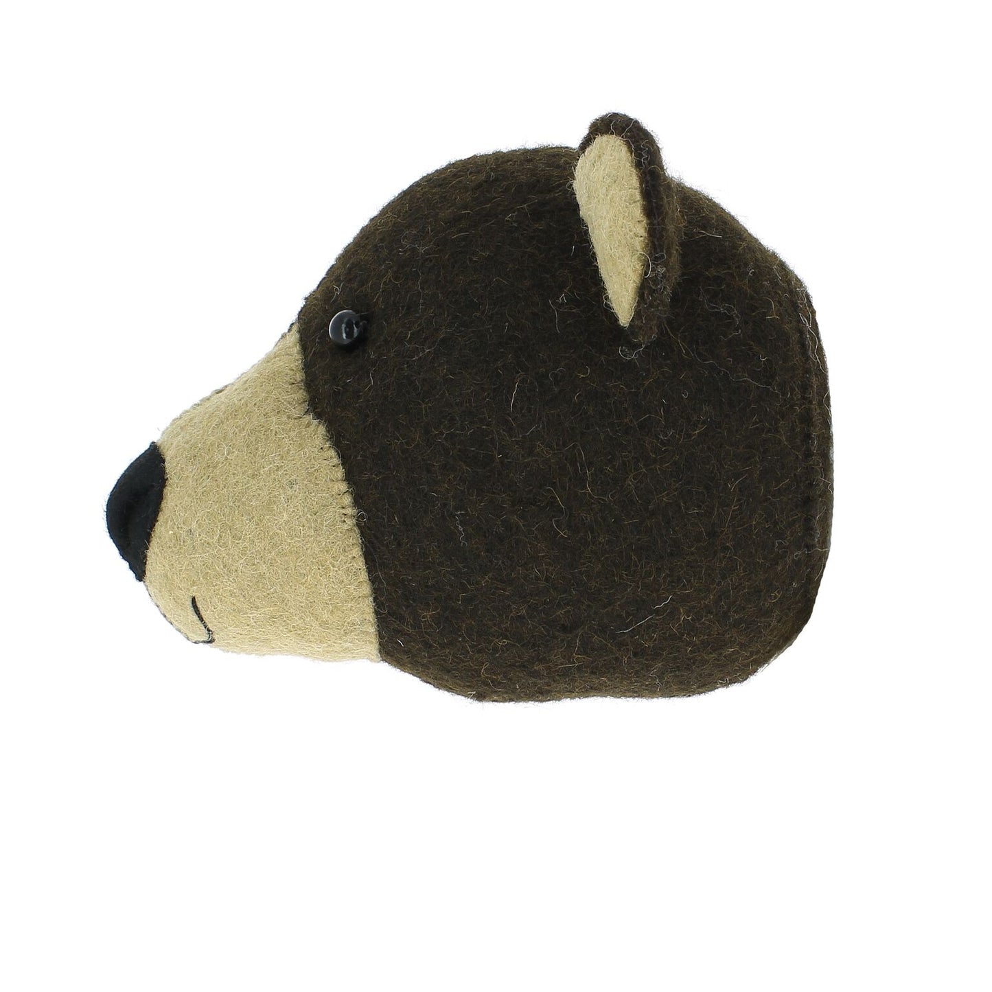 Fiona Walker Bear Felt Animal Wall Head - Mini | Soren's House