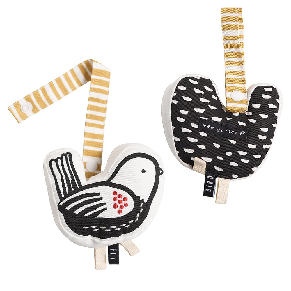 Organic Stroller Toy Birdie