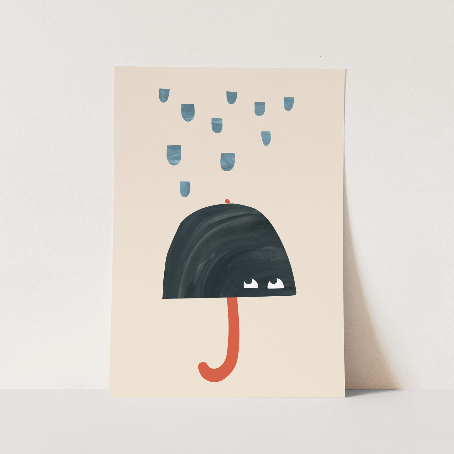 Umbrella Art Print by Kid of the Village (6 Sizes Available)