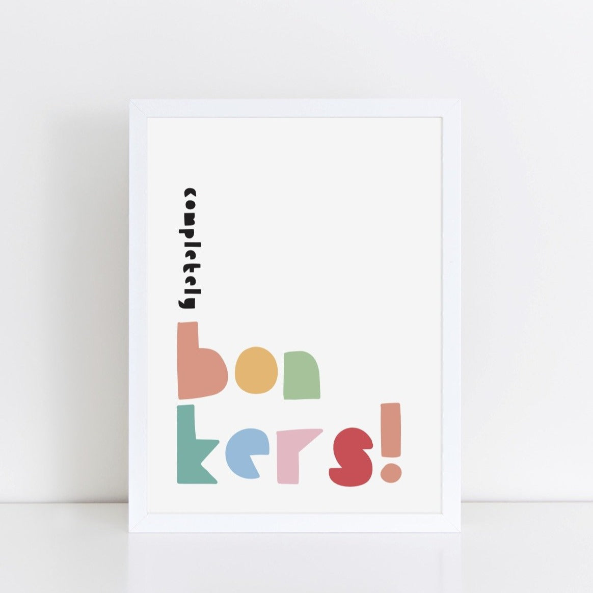 Completely Bonkers (Spring Tones) Art Print by The Little Jones (3 Sizes Available)