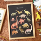 Dinosaur Chart Art Print In Black by Kid of the Village (6 Sizes Available)