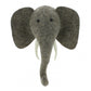 Fiona Walker Elephant Felt Animal Wall Head - Mini