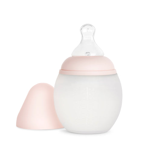 Elhee Silicone Baby Bottle - Nude (2 Sizes)