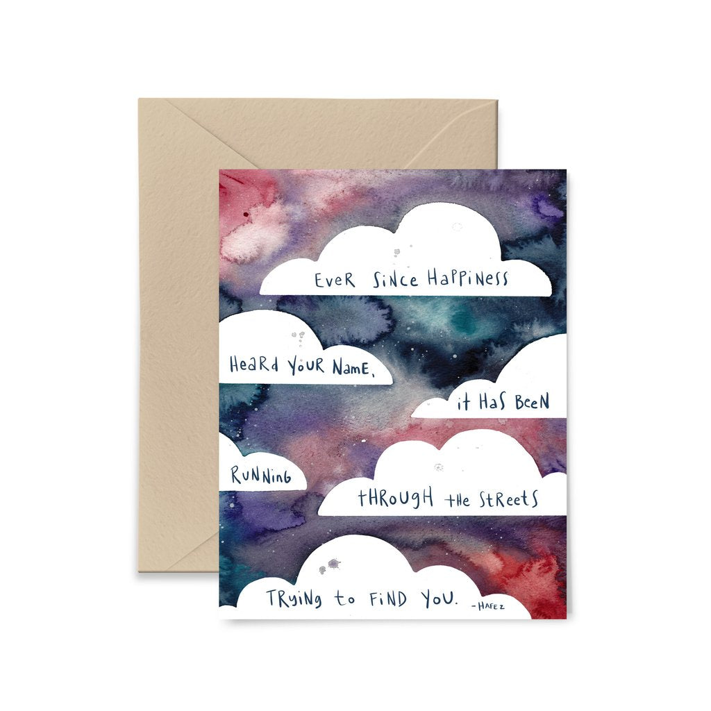 Ever Since Happiness Greeting Card by Little Truths Studio