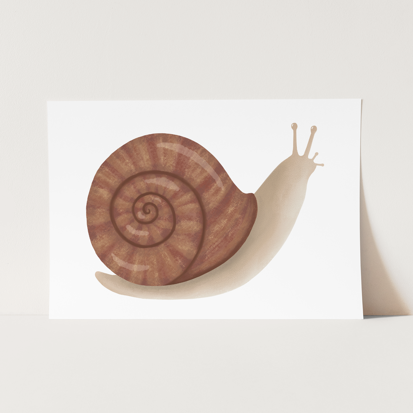 Snail Art Print by Kid of the Village (6 Sizes Available)