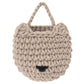 Zuri House Crochet Fox Basket - Beige