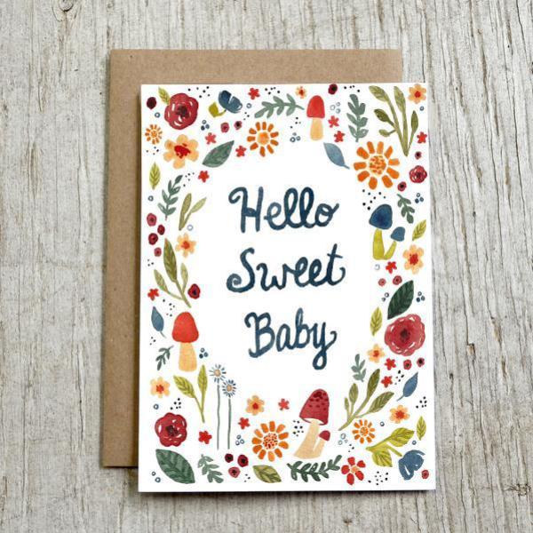 New baby card from Little Truths Studio