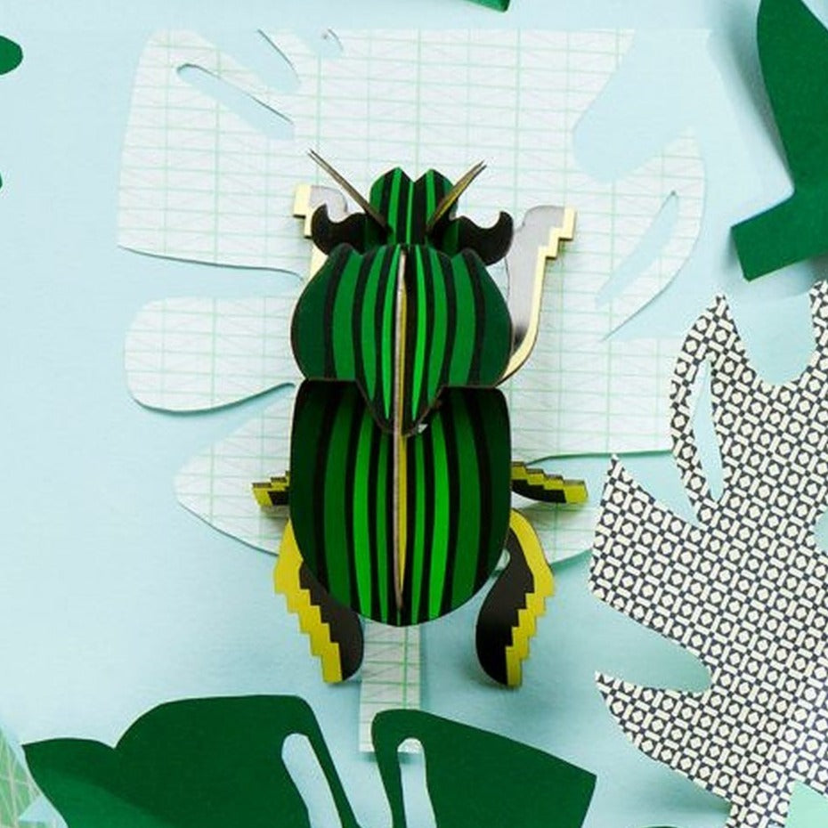 Studio Roof 3D Model Wall Decor - Scarab Beetle