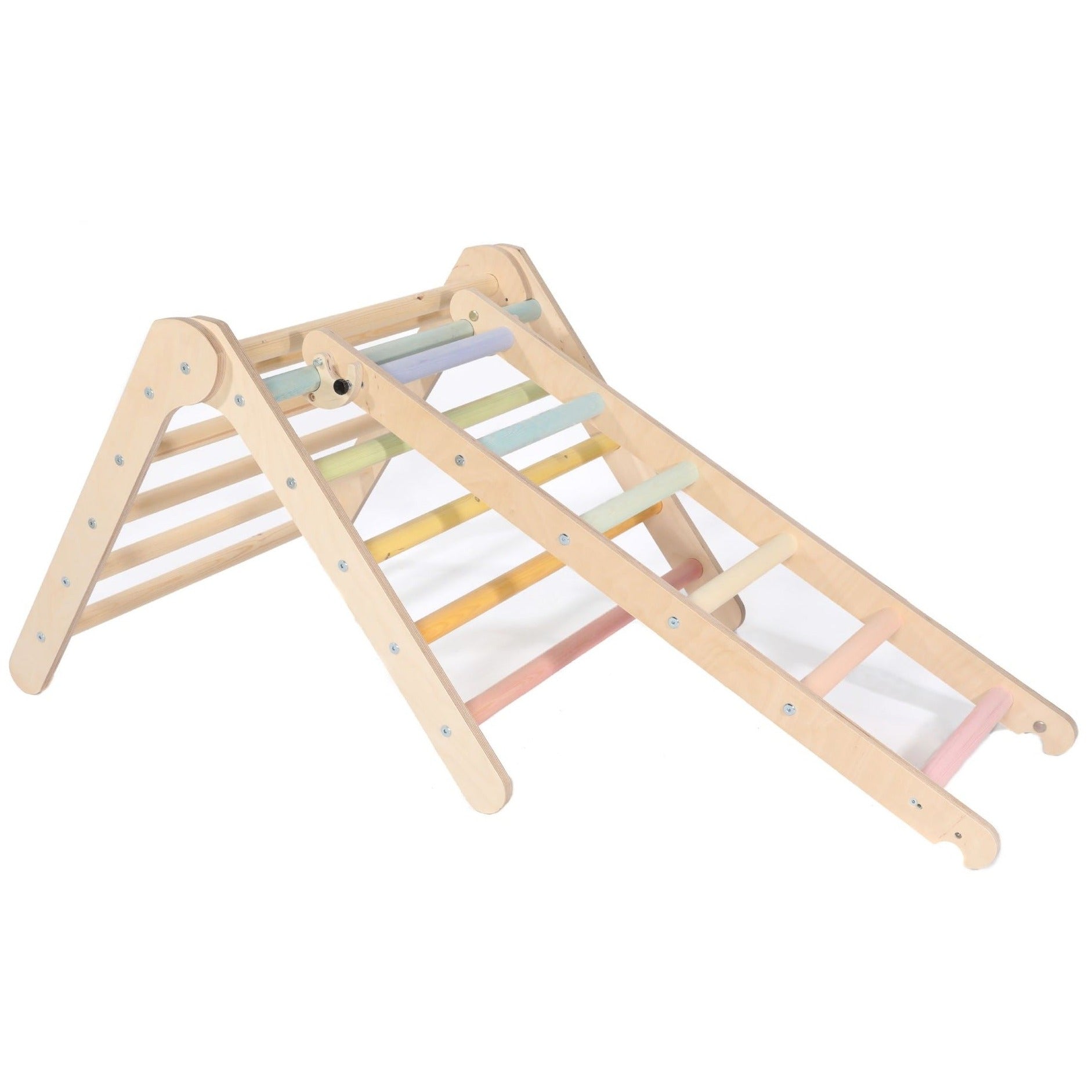 Sawdust & Rainbows Ladder For Pikler Triangle Climbing Frame