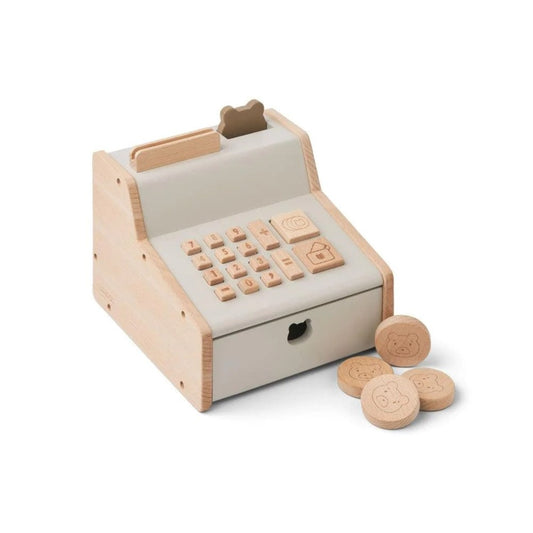 Liewood Buck Toy Cash Register - Oat/Sandy Mix